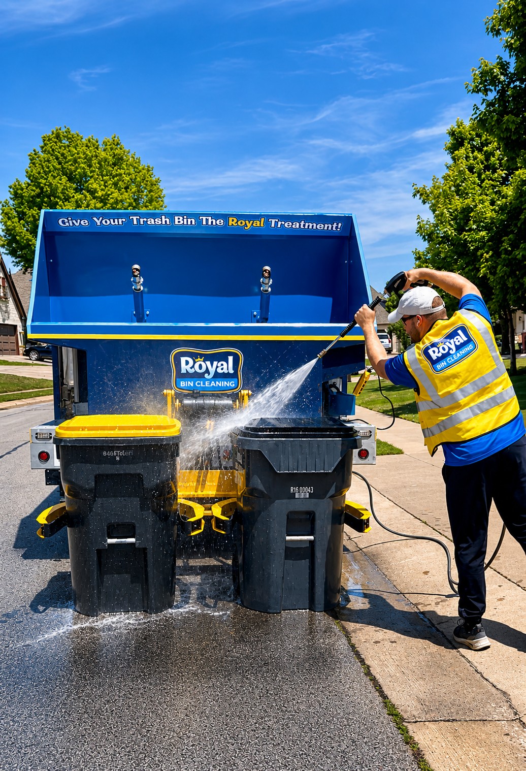 Driveway pressure washing in Tulsa, Oklahoma